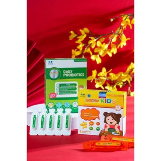 Bộ Đôi ENZYM KIDS & DAILY PROBIOTICS Men bào tử lợi khuẩn giúp trẻ ăn ngon ,hấp thu tốt, Tăng sức đề kháng