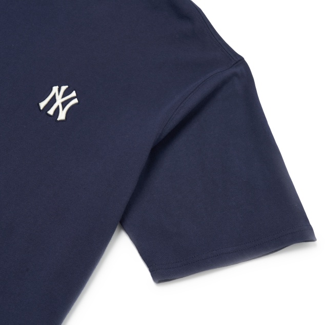 ÁO MLB PAISLEY BACK LOGO NY🔥CHÍNH HÃNG🔥T-shirt Logo NY Màu Xanh Đậm  - SIMPLE SNEAKER