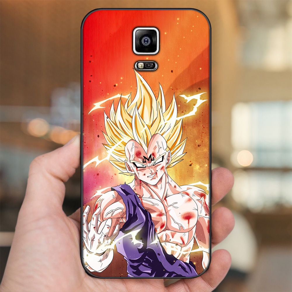Ốp lưng Samsung Note 4 viền đen in hình Vegeta Dragon Ball