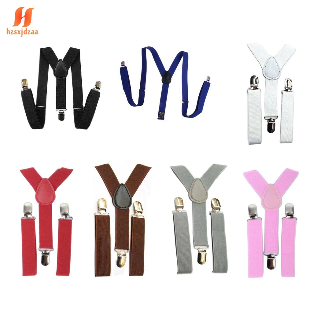 Dây Đai Quần Chữ Y Cho Bé Trai & Gái Đen