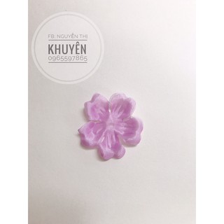 Cánh hoa voan dập sẵn