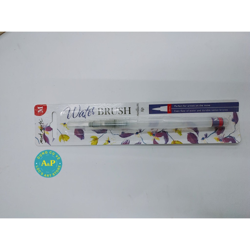 [Lộc'art Store]Cọ vẽ màu nước Mont Marte 3 size