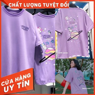 [ẢNH THẬT] Áo Phông Cực Cute 🍀 Áo Phông Tay Lỡ Unicorn Galaxy 🍀