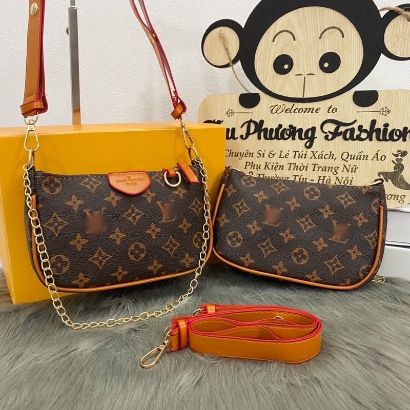 Túi đeo chéo, kẹp nách eo vỳ bản 2 dây vip thời trang 2021 (cam kết chuẩn hình)