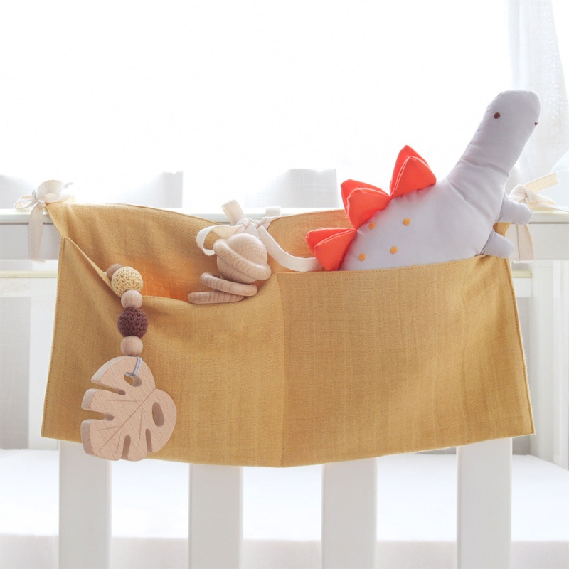 Túi Đựng Tã Lót Bằng Vải Cotton Có Khóa Kéo Sức Chứa Lớn Dễ Thương