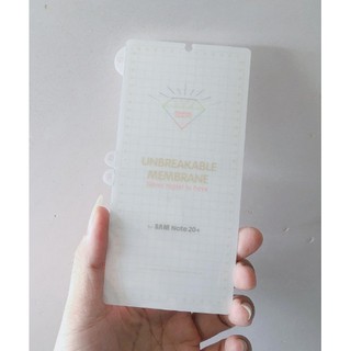 Bộ dán dẻo PPF 2 mặt Samsung s21, Note 20/ Note 20 Ultra/ Note 10/ Note 10 Plus/ Note 10 Plus 5G bảo vệ máy toàn diện