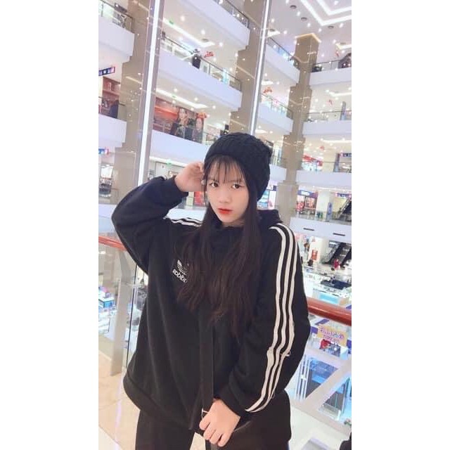 [EVACICI] Áo khoác nỉ thể thao form rộng 3 sọc Das siêu hot | BigBuy360 - bigbuy360.vn