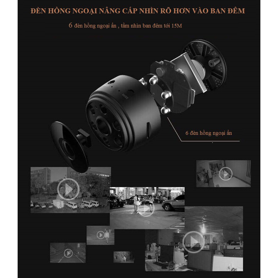 [BH 12 tháng] Camera wifi giám sát A9 Full HD  - tích hợp pin | BigBuy360 - bigbuy360.vn