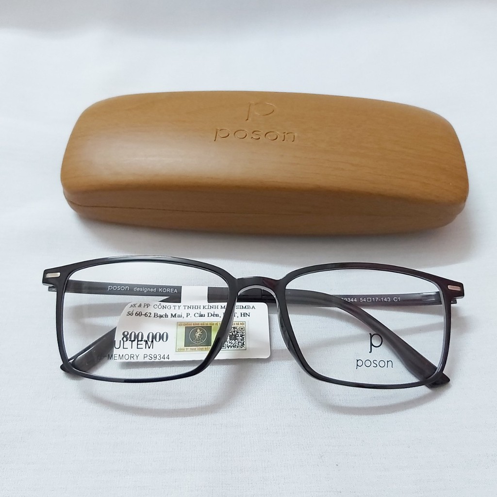 Gọng Kính Hàn Quốc POSON ultem cao cấp Made in Korea