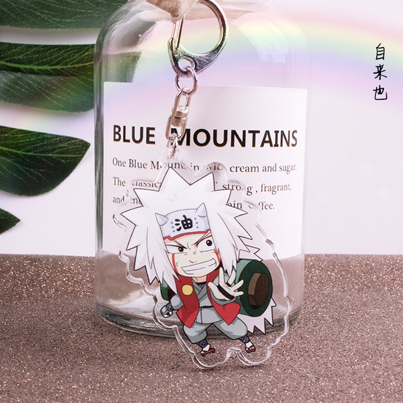 Móc khóa hình nhân vật Kakashi Uzumaki Naruto bằng acrylic phiên bản giới hạn xinh xắn 6cm