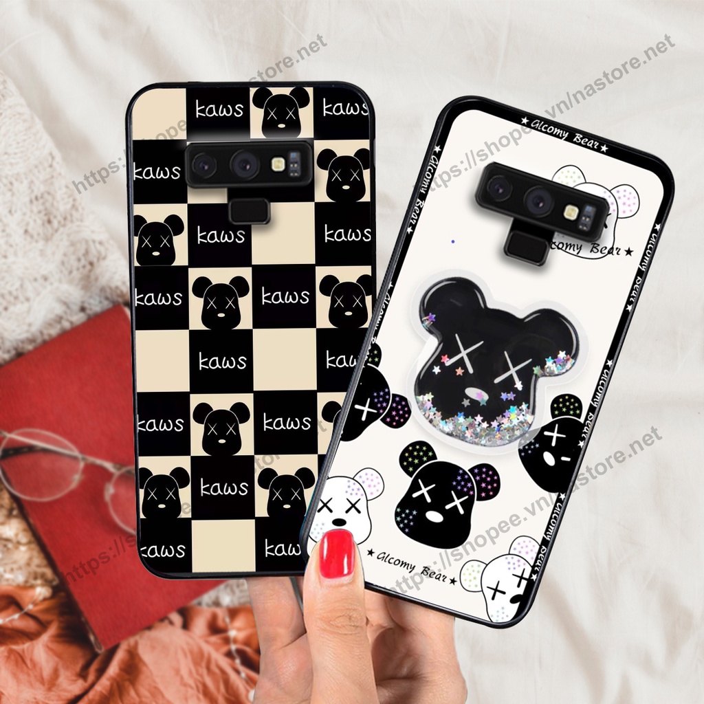 Ốp lưng Samsung Note 8 / Samsung Note 9 trái tim họa tiết caro, mikey họa tiết beabrick kaws cute