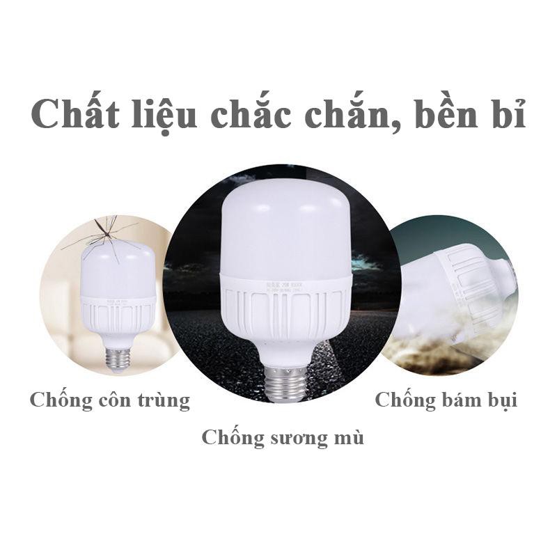 Bóng Đèn Led Búp Siêu Tiết Kiệm Điện, Siêu Sáng, Bóng Led Bulb, Bóng Trụ A1 5W - 10W - 15W -20W - 30Ư - 40W - 50W