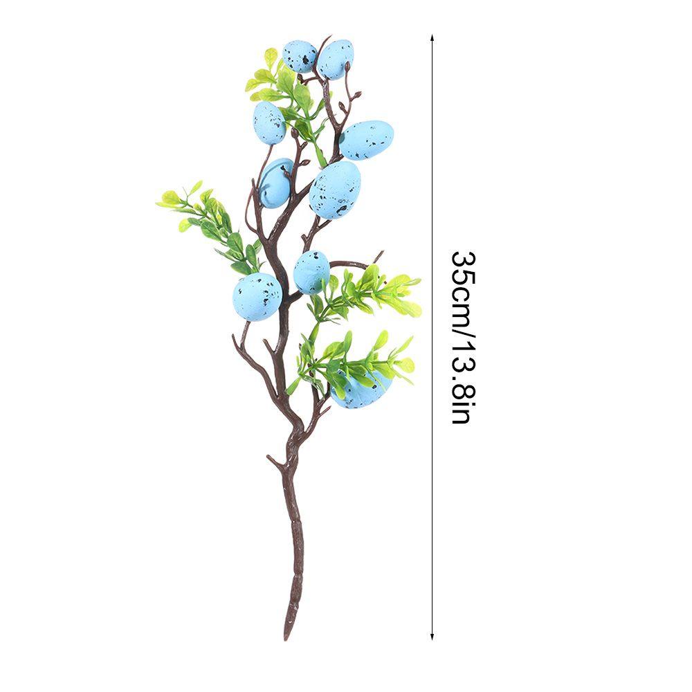 Nhánh Cây Trứng Phục Sinh Bằng Xốp 35cm Trang Trí Tiệc Cưới / Lễ Hội