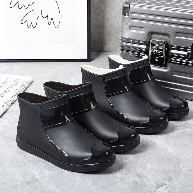 Ủng cao su đi mưa chống trượt chống thấm nước thời trang cho nam