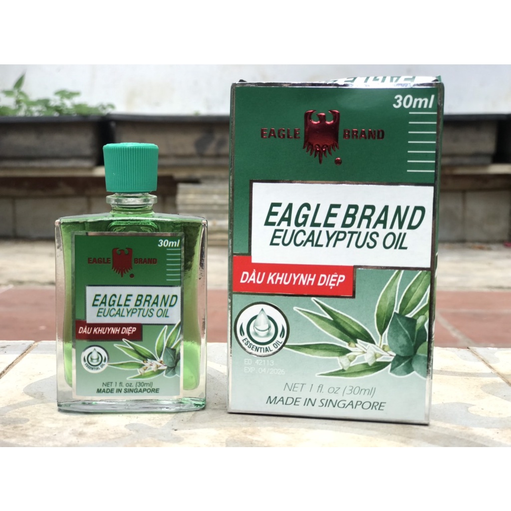 Dầu Khuynh Diệp Con Ó EAGLE BRAND EUCALYPTUS OIL 30ML (2 NẮP)