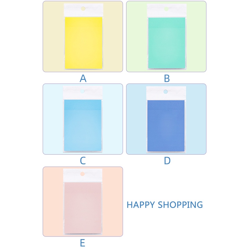 Set 50 Tờ Giấy Ghi Chú Chống Thấm Nước Nhiều Màu Sắc Tiện Dụng Cho Học Sinh