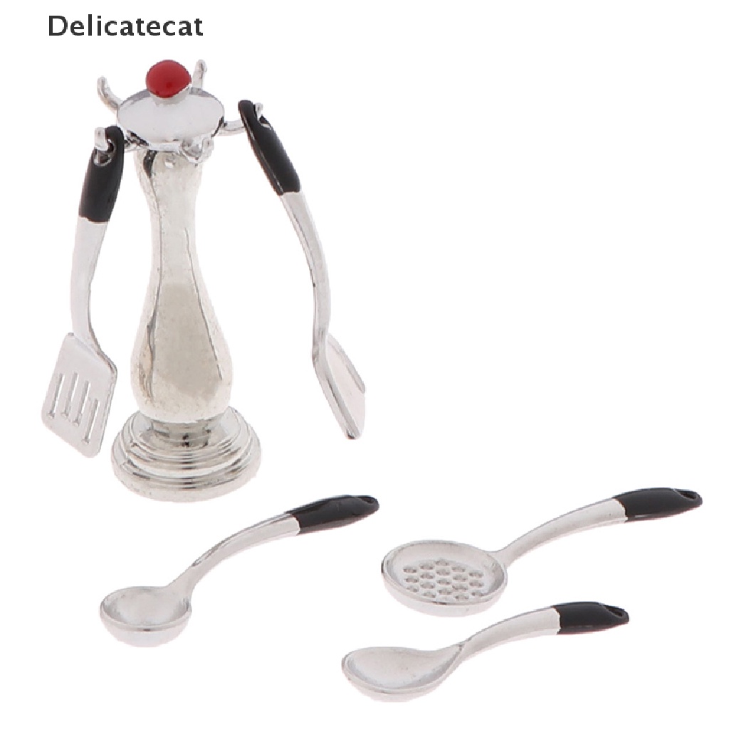 Set 6 dụng cụ làm bếp cho nhà búp bê tỉ lệ 1:12