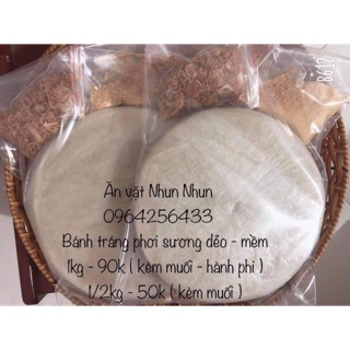 Combo bánh tráng phơi sương cho khách