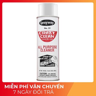 Chai xịt chất tẩy đa năng Sprayway Crazy Clean No.31 - 539g