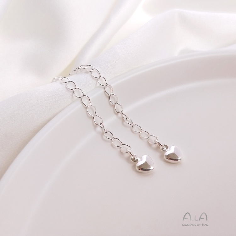 █diy゜14k●1 điều Giữ màu mở rộng chuỗi bọc dày bạc sterling đuôi chuỗi với mùa xuân tôm hùm clasp tự làm vòng đeo tay xương đòn vòng cổ mở rộng chuỗi phụ kiện
