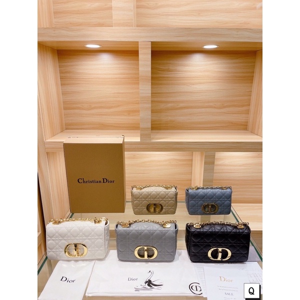 Túi xách Diỏr caro sz 20 hàng order xưởng sẵn ship màu trắng