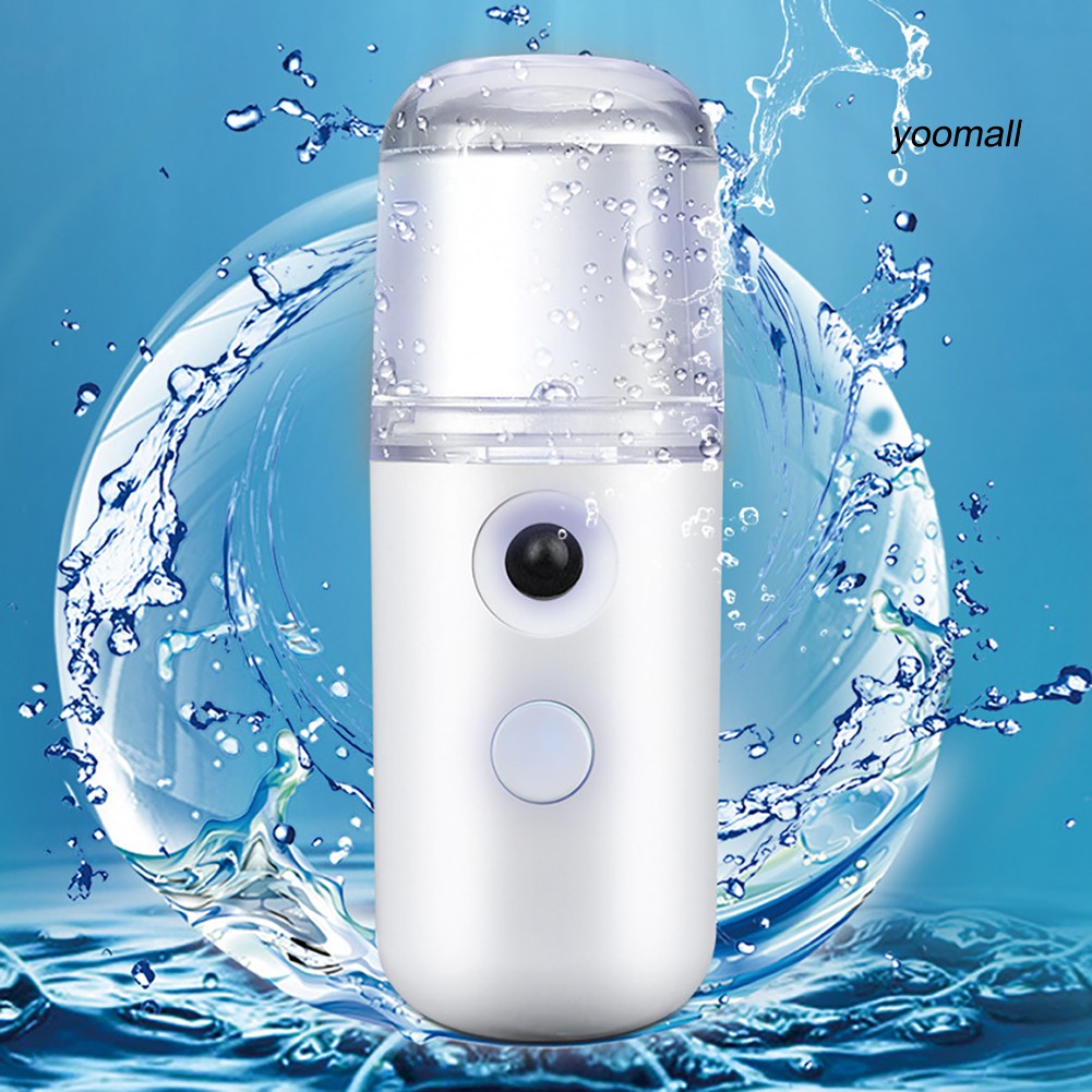 [Hàng mới về] Máy Phun Sương Làm Ẩm Da Mặt Cầm Tay Có Thể Sạc Lại 30ml