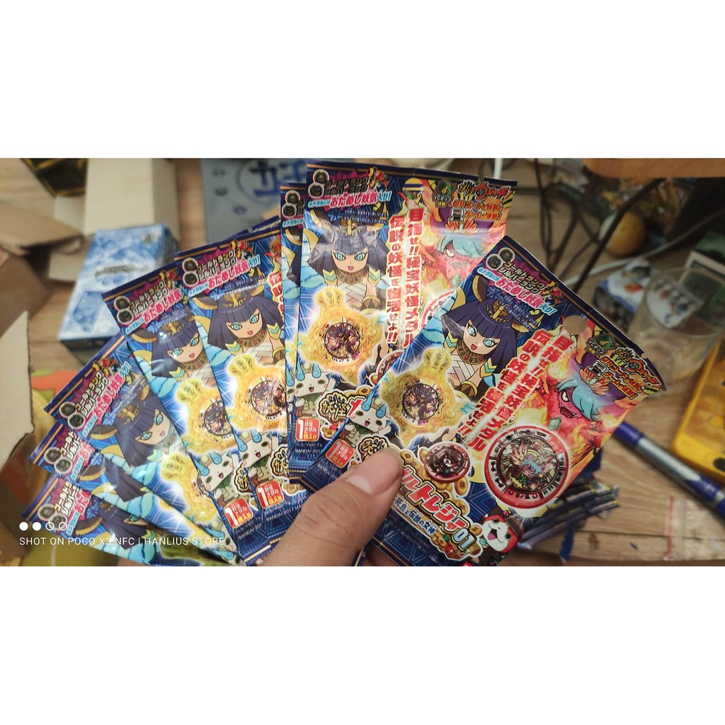 Bộ đồ chơi Yokai watch túi blind bag xu seri Reconstructing Phoenix and Legend Goddess