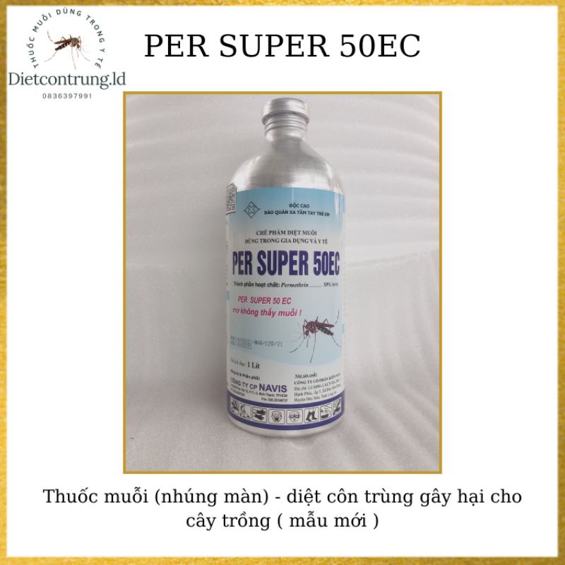 Chai nhôm PER SUPER  - Thuốc diệt côn trùng, các loại gây hại cho cây trồng, chuồng trại