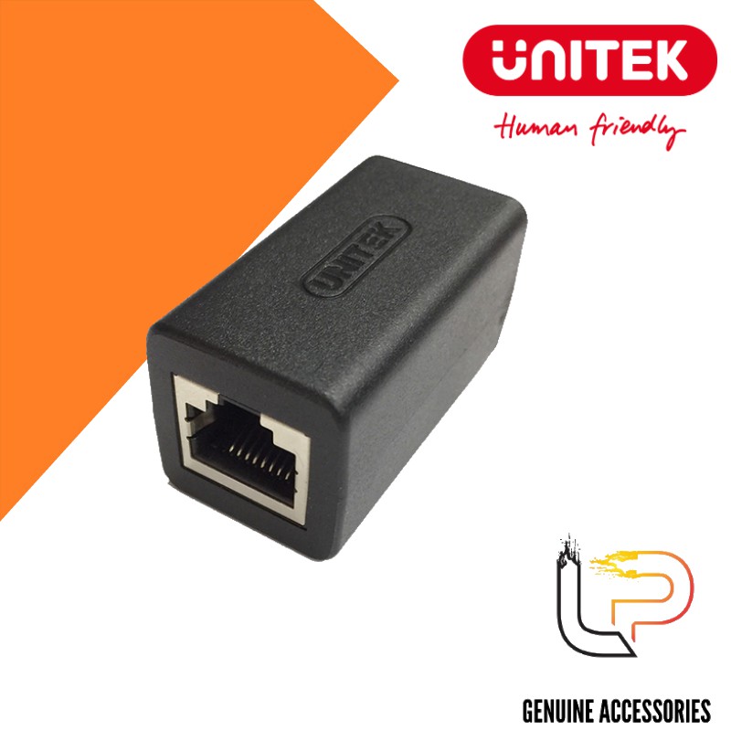 ĐẦU NỐI CÁP MẠNG LAN UNITEK A026BK MÀU ĐEN - ĐẦU ĐỔI STP 1-1 UNITEK A026BK