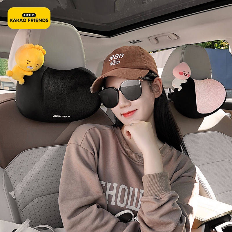 Gối tựa đầu xe hơi hỗ trợ giấc ngủ thiết kế hoạt hình đáng yêu XGQ5