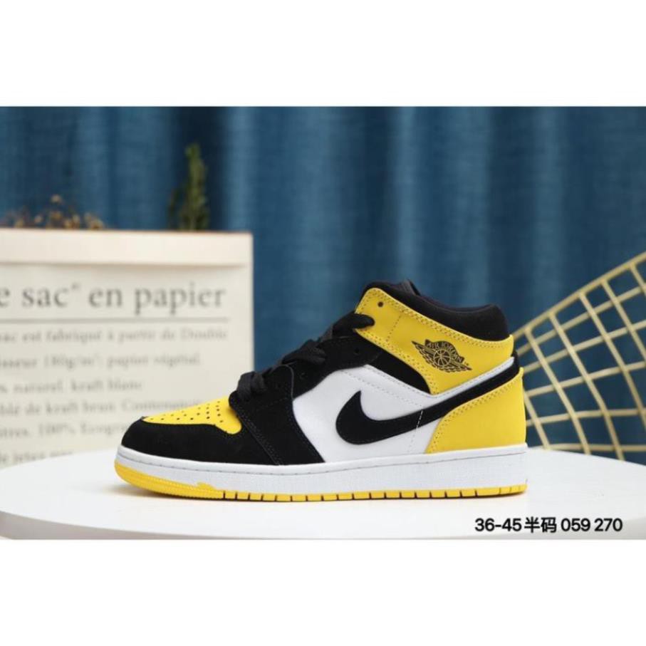 [Sales] Giày Thể Thao Bóng Rổ Air Jordan 1 Aj 1 Phong Cách Năng Động 🎁 Chính Hãng TỐT . Real* Sales thu ♤ hot "