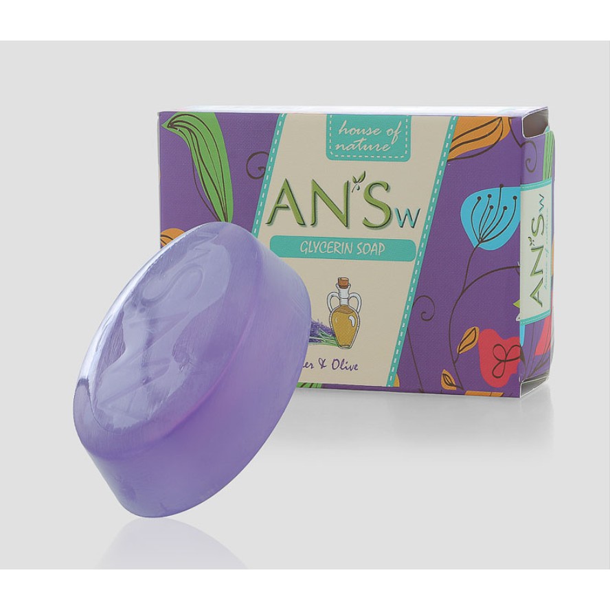 MỚI! Xà Phòng Thiên Nhiên AN’Sw Tinh Dầu Lavender (Hoa Oải Hương) [Chính hãng] - For ladies