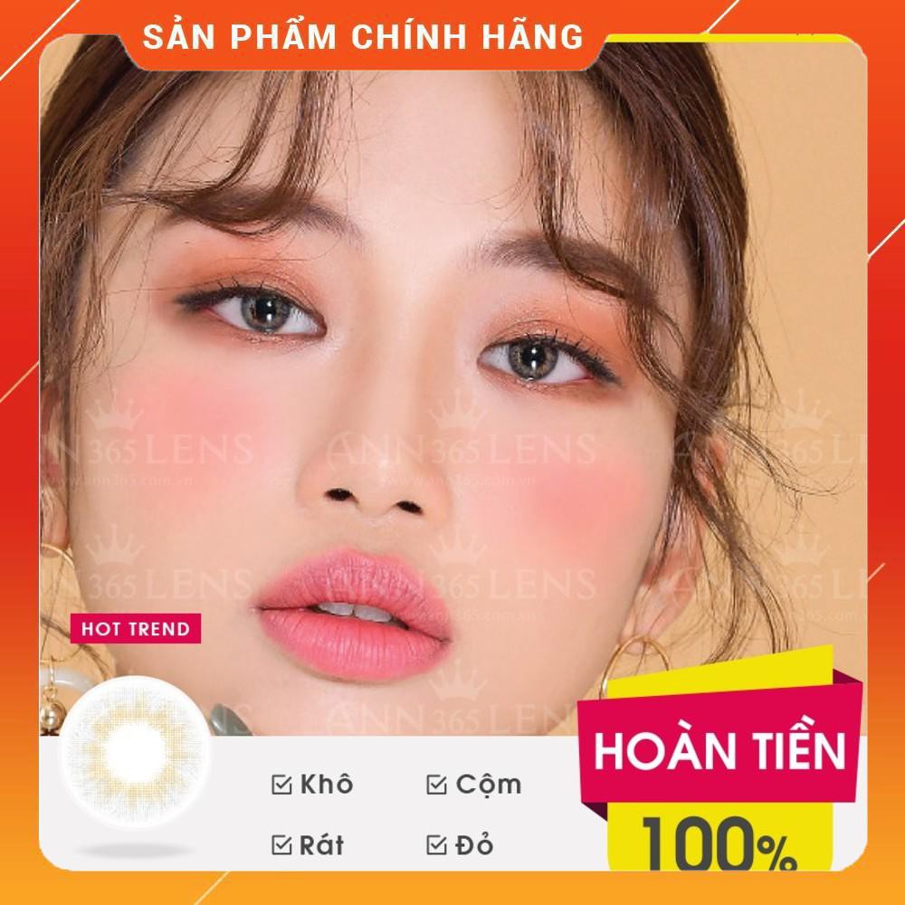 Lens Mắt Cận 1 Ngày Màu Xám Rich Ann Natural Gray, Kính Áp Tròng Nội Địa Hàn Cho Mắt Nhạy Cảm ( 1 Cặp )