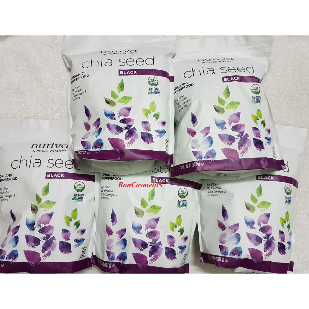 Hạt Chia Mỹ Nutiva 907g