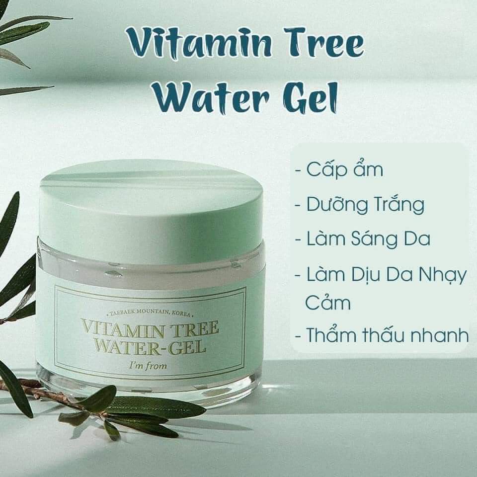 Kem Dưỡng Im From Dưỡng Ẩm Và Kiểm Soát Dầu Vitamin Tree Water-Gel 75g