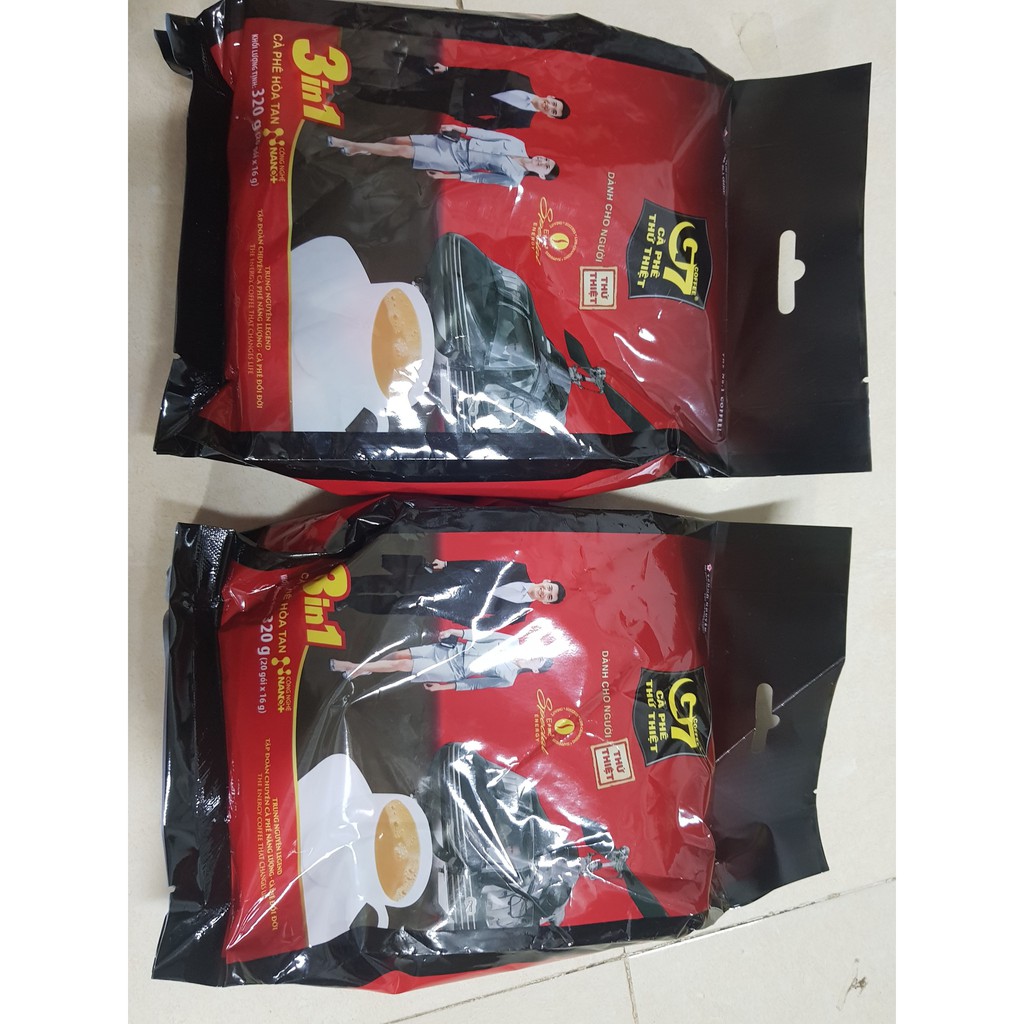 Cà Phê Sữa Hoà Tan G7 3in1 Bịch 50 gói / Bịch 20 gói ( Hàng Công Ty Chính Hãng - Có Tem Xác Thực ) | BigBuy360 - bigbuy360.vn