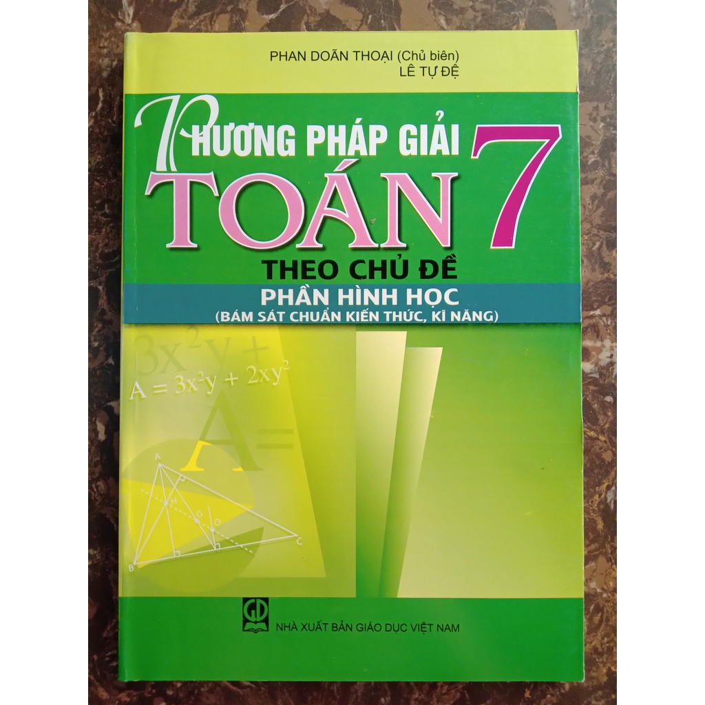 Sách - Combo Phương Pháp Giải Toán 7 Theo Chủ Đề  (Đại Số + Hình Học)