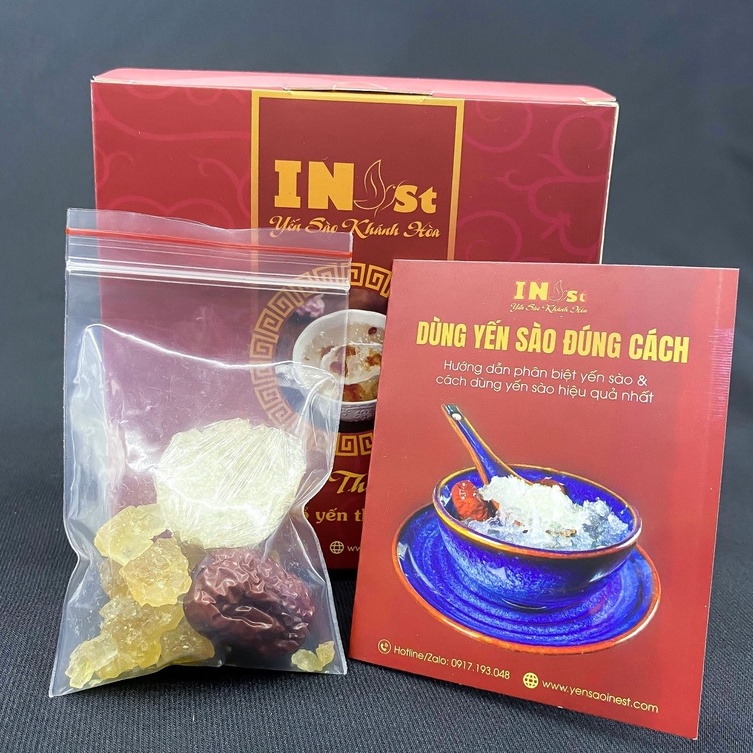 Yến Vụn 2 Viên Baby TẶNG KÈM 1 HŨ CHƯNG Yến Sào Chưng Tinh Chế Nguyên Chất Sạch Lông  -  Yến Sào Khánh Hòa INest