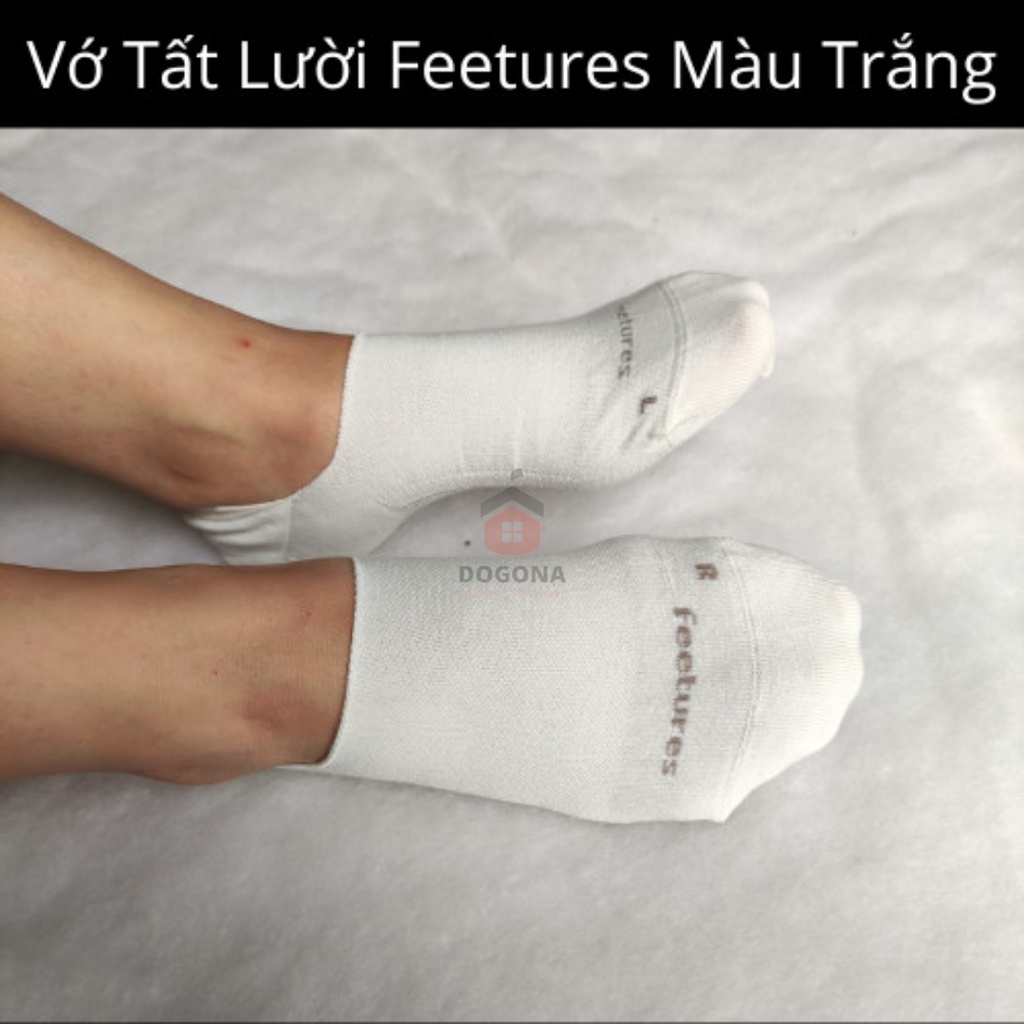 Tất Vớ Nam Nữ Cổ Lười - Tất Vớ Nam Nữ Feetures Cao Cấp - Hàng Xuất Khẩu Mỹ-Úc, Chất Vải Cotton 100%