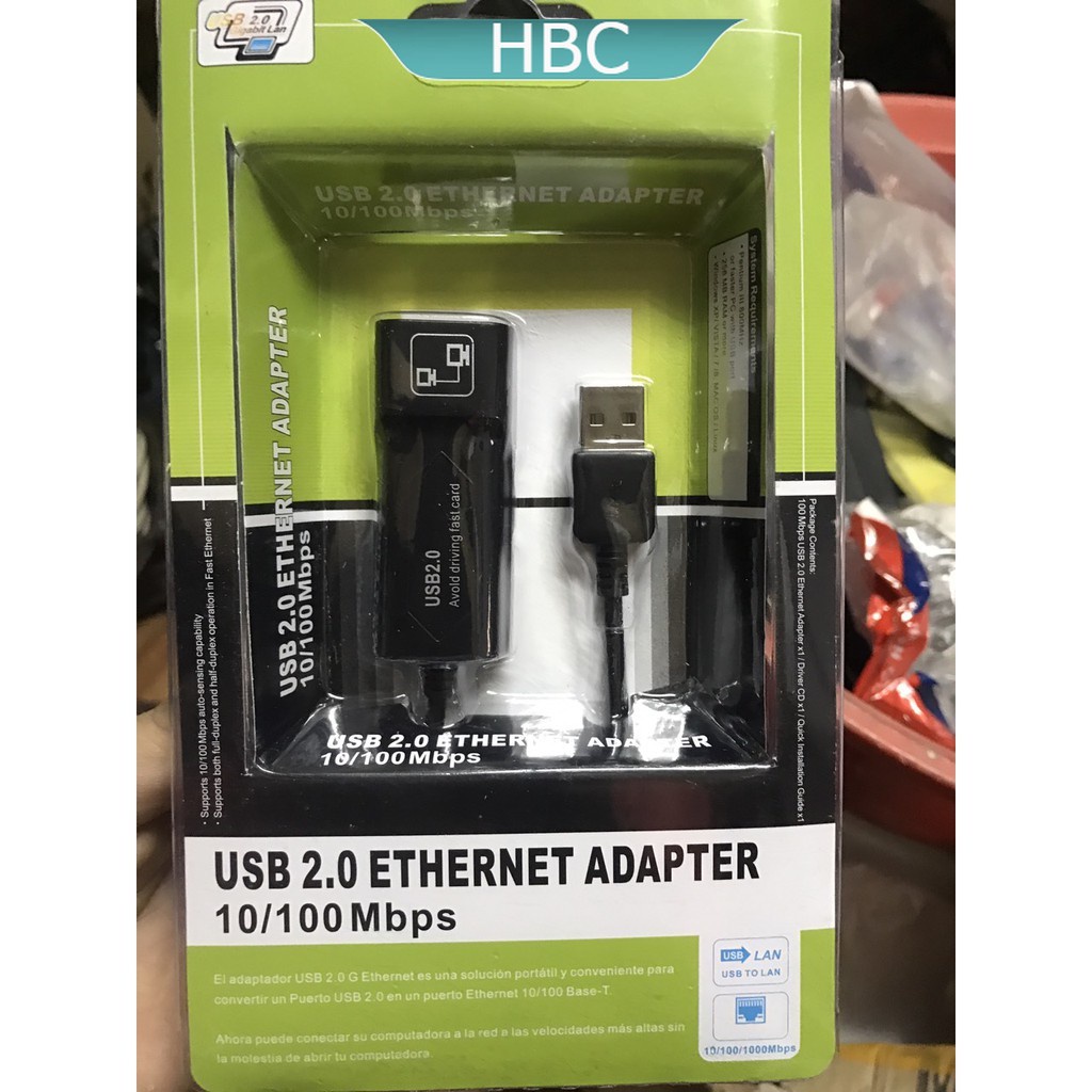 USB To Lan - Thiết Bị Chuyển Đổi Ethernet Adapter USB 3.0 Tốc Độ 10/100/1000Mbps