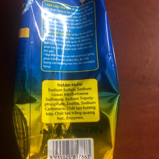 Bột Giặt ABA Hương Nước Hoa 720G