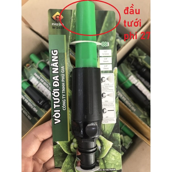 Vòi Tưới Cây Đa Năng 27 l Nhiều Kiểu Phun l Tiện Lợi Đễ Lắp Đặt Sử Dụng