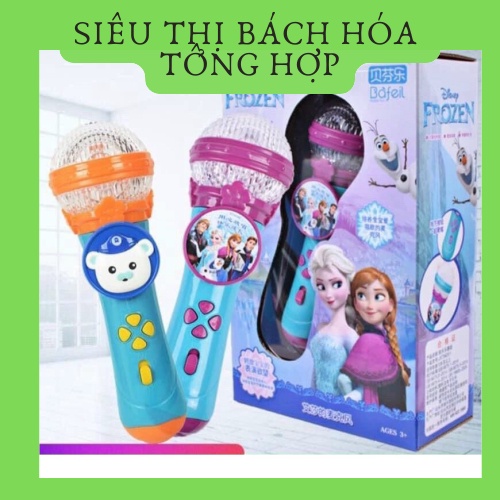 Micro karaoke không dây đồ chơi hình công chúa Elsa dành cho trẻ em