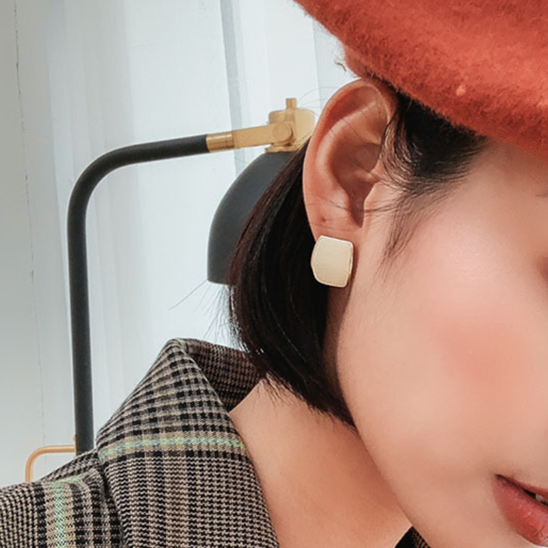 Khuyên Tai Nữ Mạ Bạc 925 Thời Trang Hàn