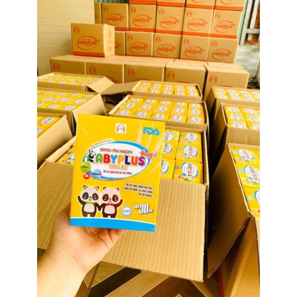 Siro Ăn Ngon BabyPlus tăng cân tự nhiên, cải thiện táo bón
