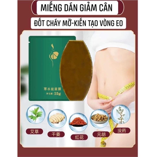 Miếng dán giảm cân tăng cường chuyển hoá 100 k :10 miếng .