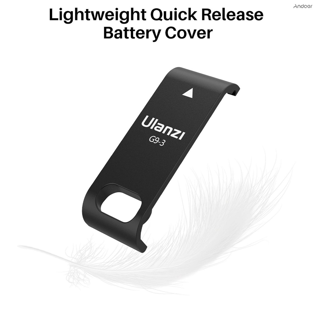 ULANZI Nắp Nhựa Đậy Pin Sạc Loại Bỏ Nắp Đậy Cho Máy Ảnh Hành Động Gopro Hero 9 G9-3