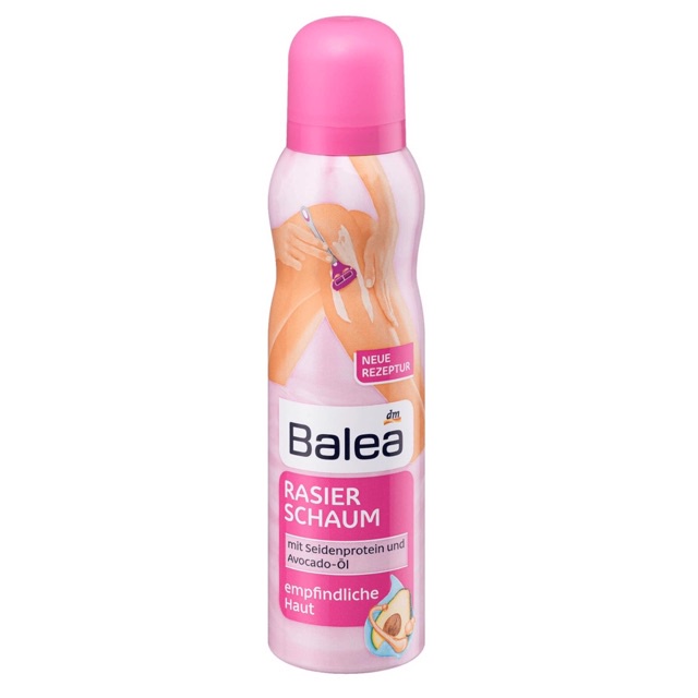 Bọt/Gel cạo lông Balea Đức toàn thân và bikini dành cho nữ 150&200ml