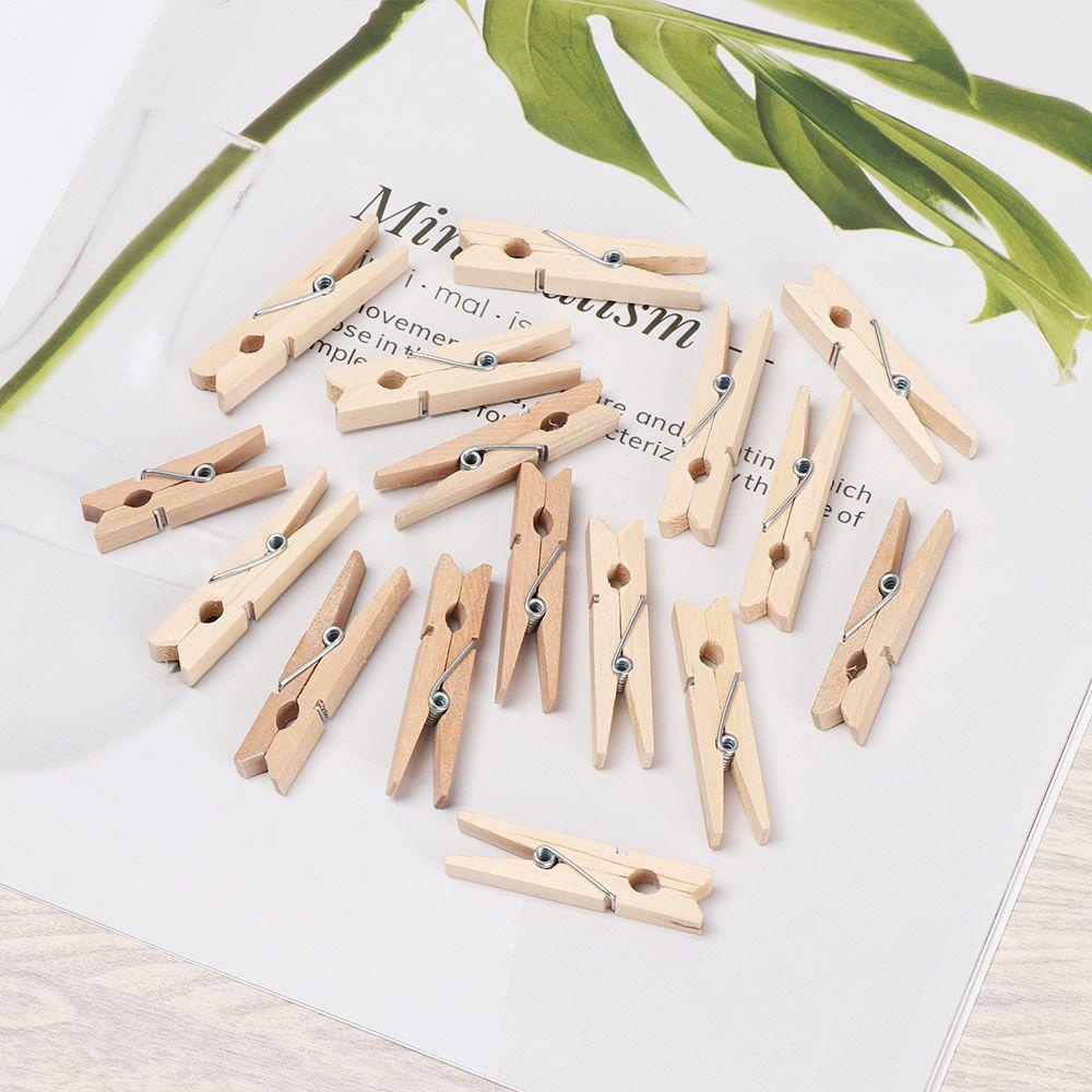 Set 100 Kẹp Gỗ Phơi Quần Áo Tiện Dụng