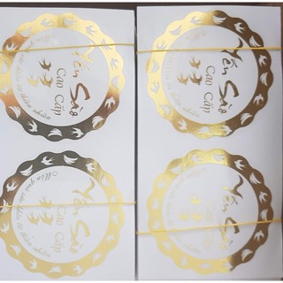 [PHỤ KIỆN YẾN SÀO] TEM DÁN HỘP YẾN (100 TEM)